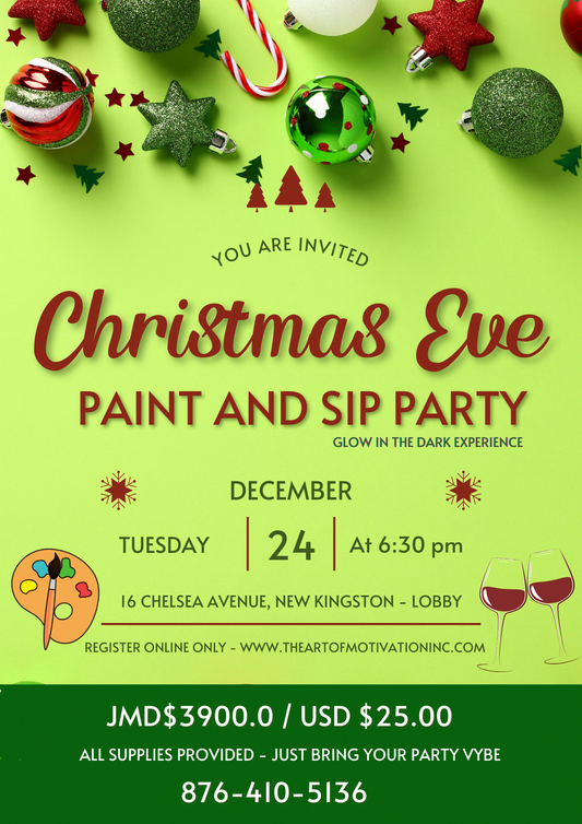 Christmas Eve - Paint and Sip Party