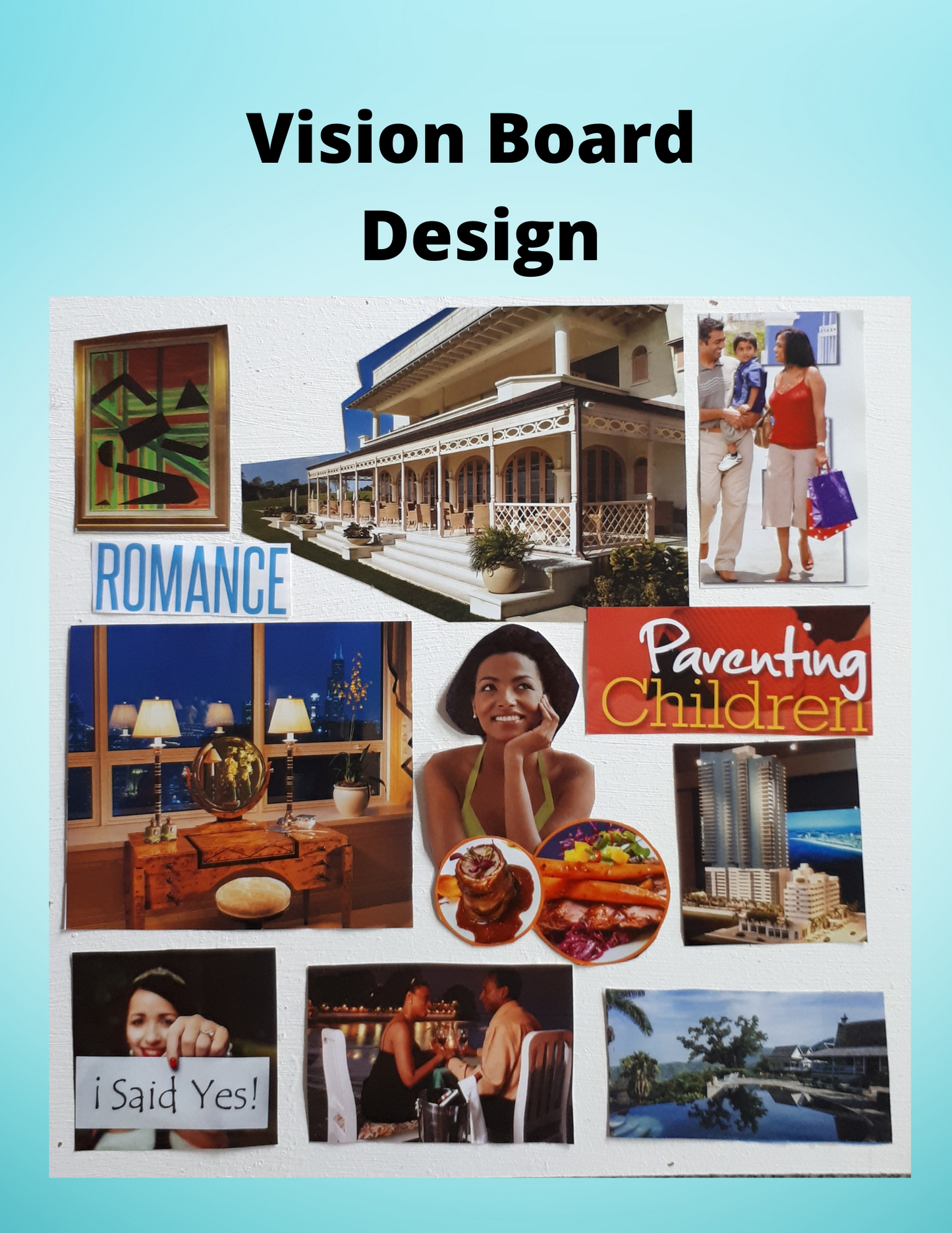 Custom Vision board Design Service