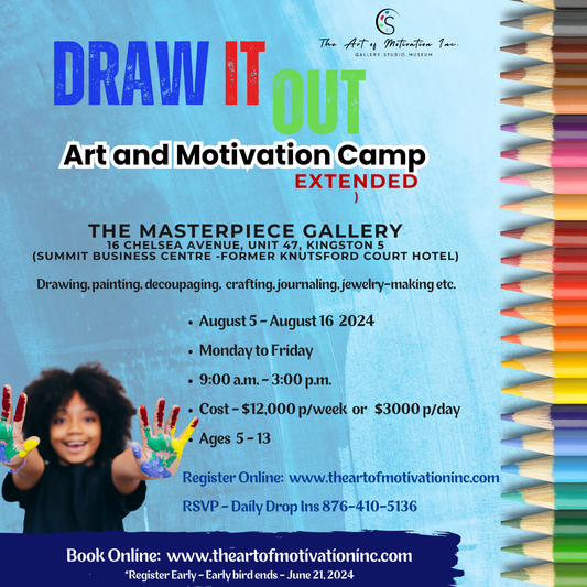 Draw it Out - Art and Motivation Summer Camp - Kids 5-13