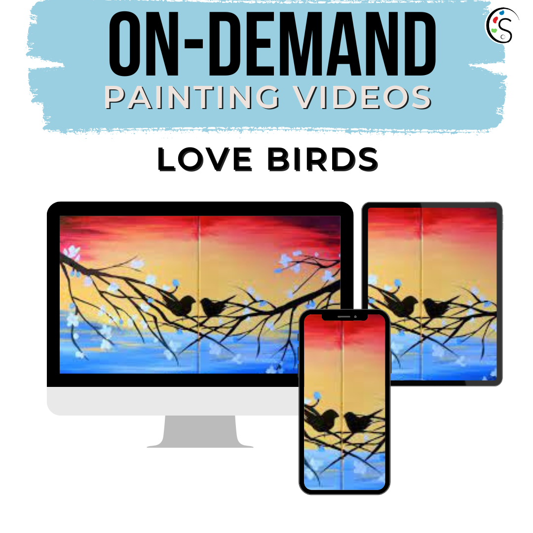 On Demand Videos - Pre-recorded Sip and Paint Couples