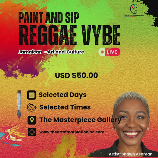 Reggae Vybe - Paint and Sip