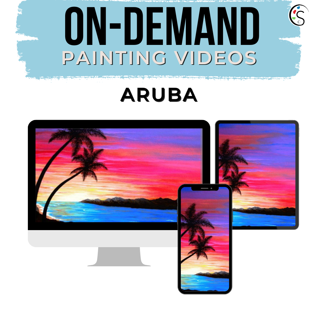 On Demand Videos - Pre-recorded Sip and Paint Caribbean