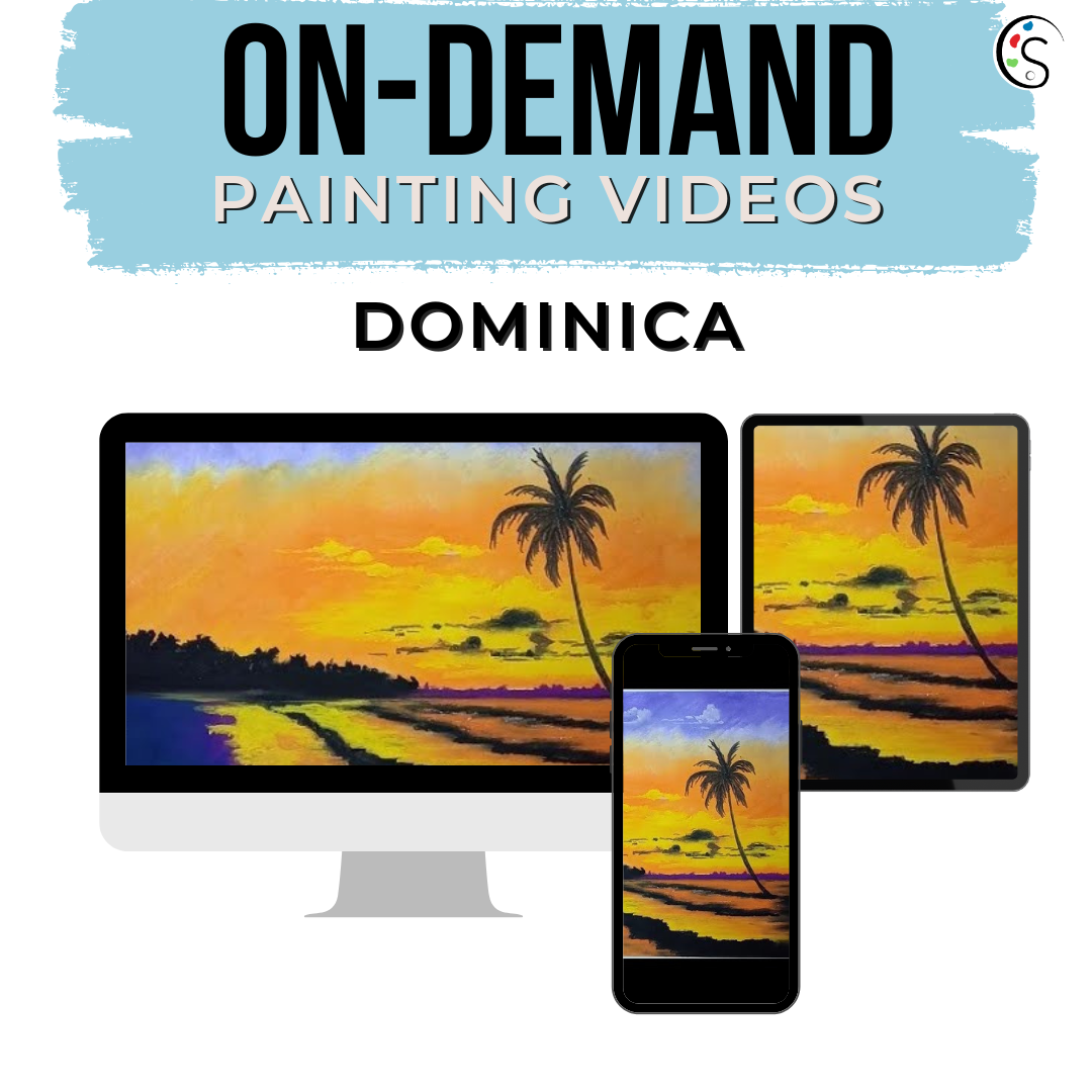 On Demand Videos - Pre-recorded Sip and Paint Caribbean