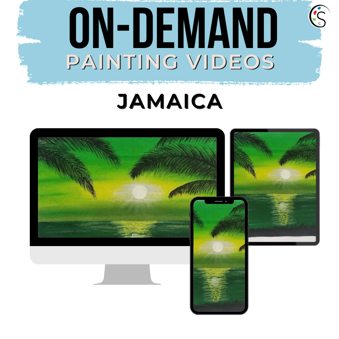 On Demand Videos - Pre-recorded Sip and Paint Caribbean