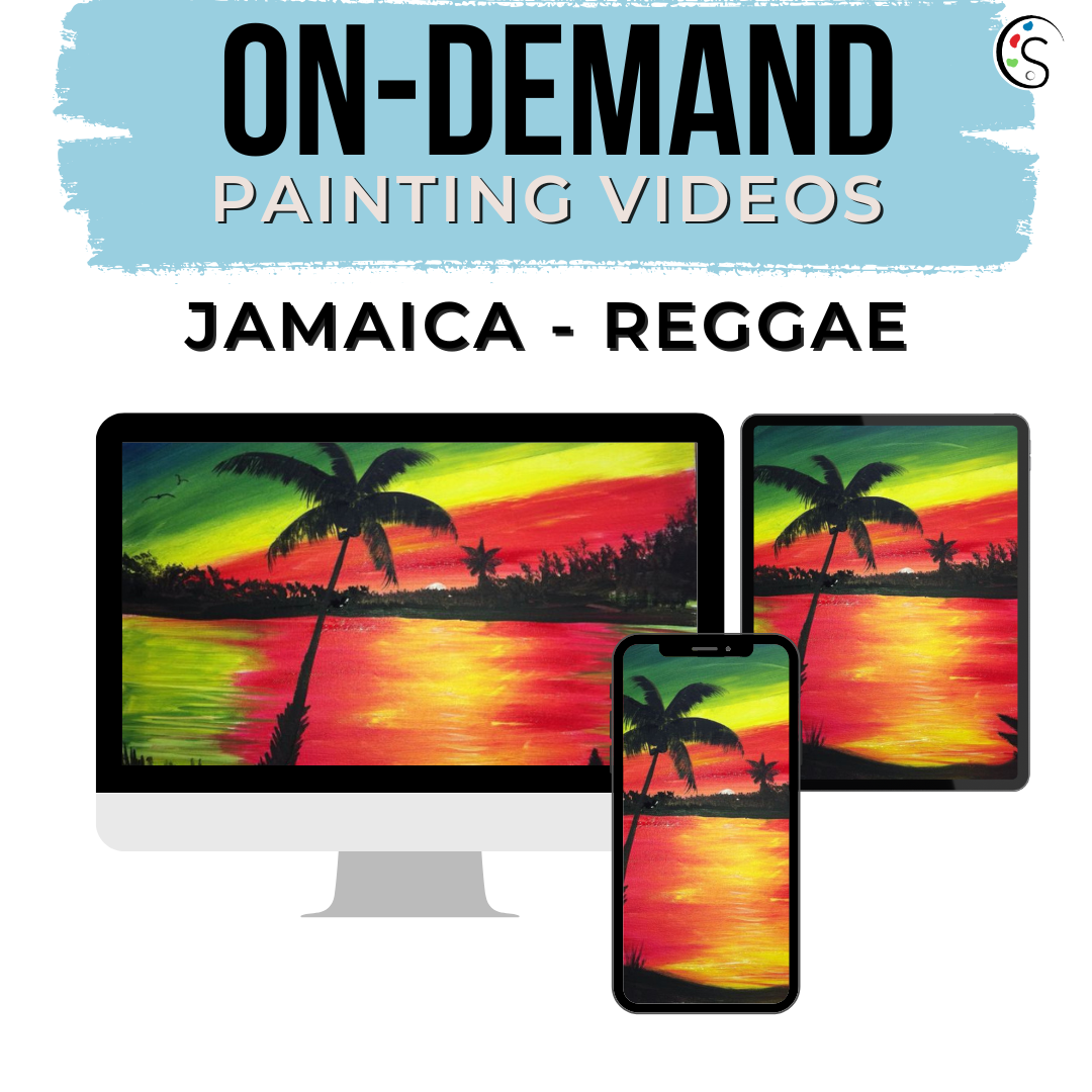 On Demand Videos - Pre-recorded Sip and Paint Caribbean