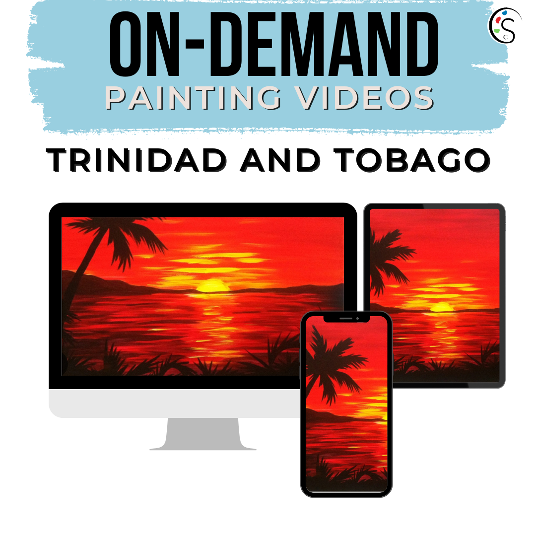 On Demand Videos - Pre-recorded Sip and Paint Caribbean