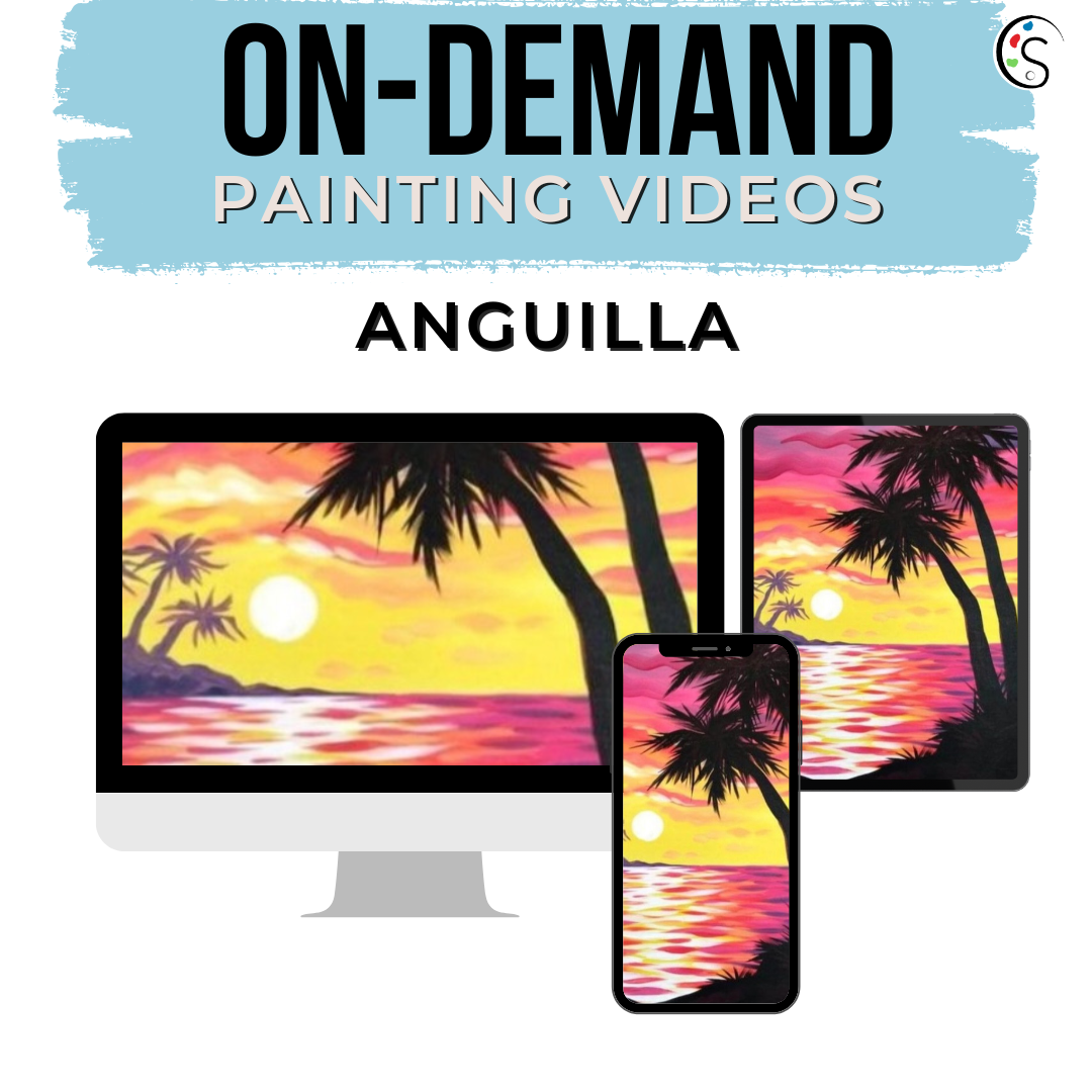 On Demand Videos - Pre-recorded Sip and Paint Caribbean