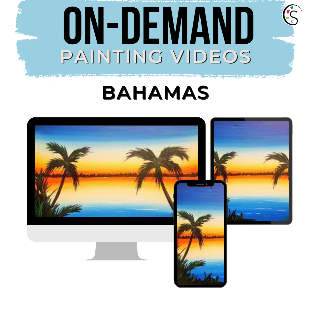 On Demand Videos - Pre-recorded Sip and Paint Caribbean