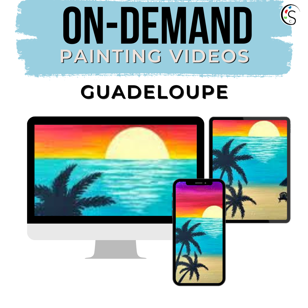 On Demand Videos - Pre-recorded Sip and Paint Caribbean