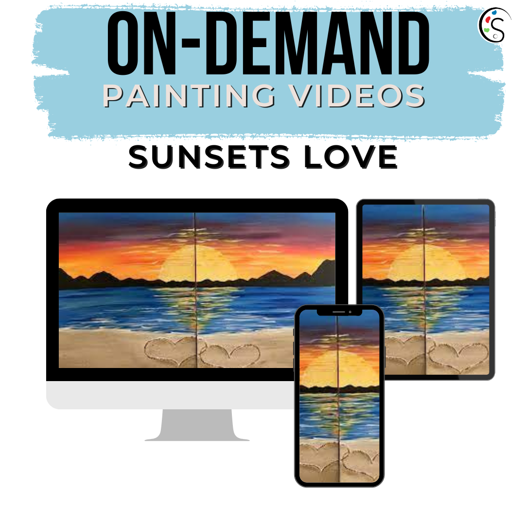 On Demand Videos - Pre-recorded Sip and Paint Couples