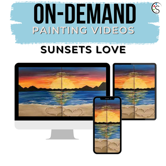 On Demand Videos - Pre-recorded Sip and Paint Couples