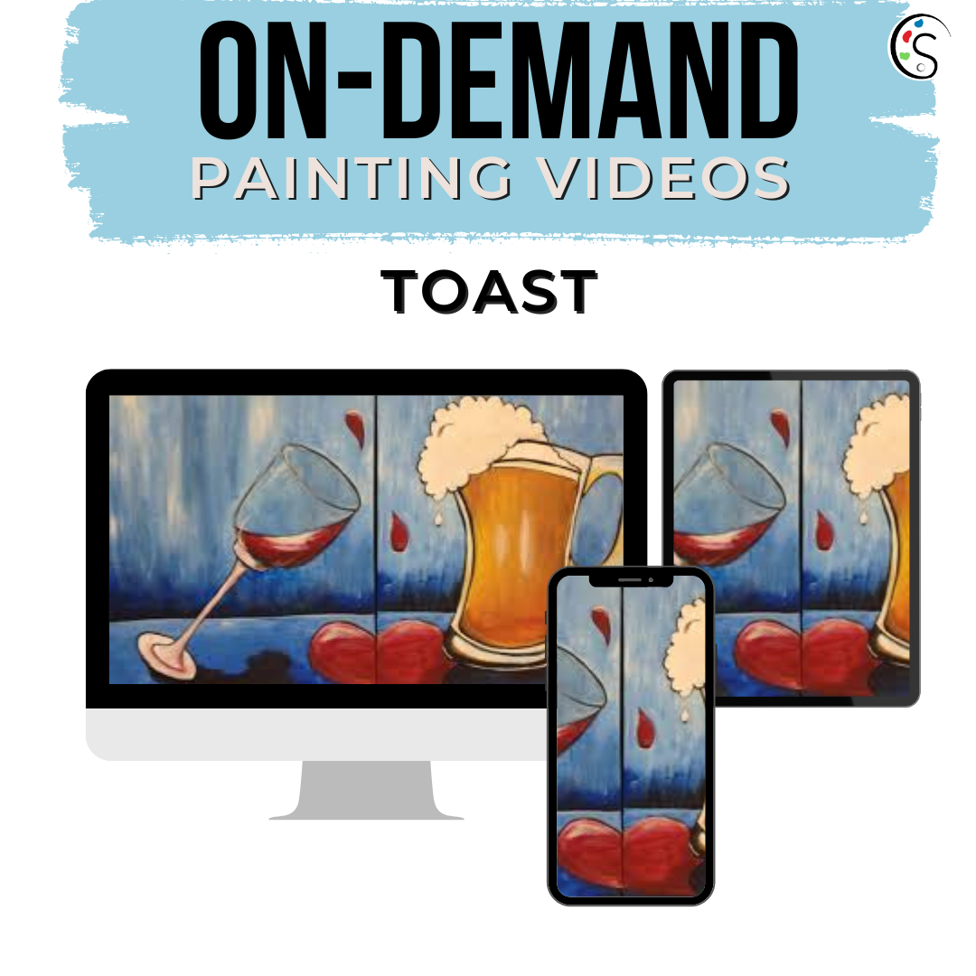 On Demand Videos - Pre-recorded Sip and Paint Couples