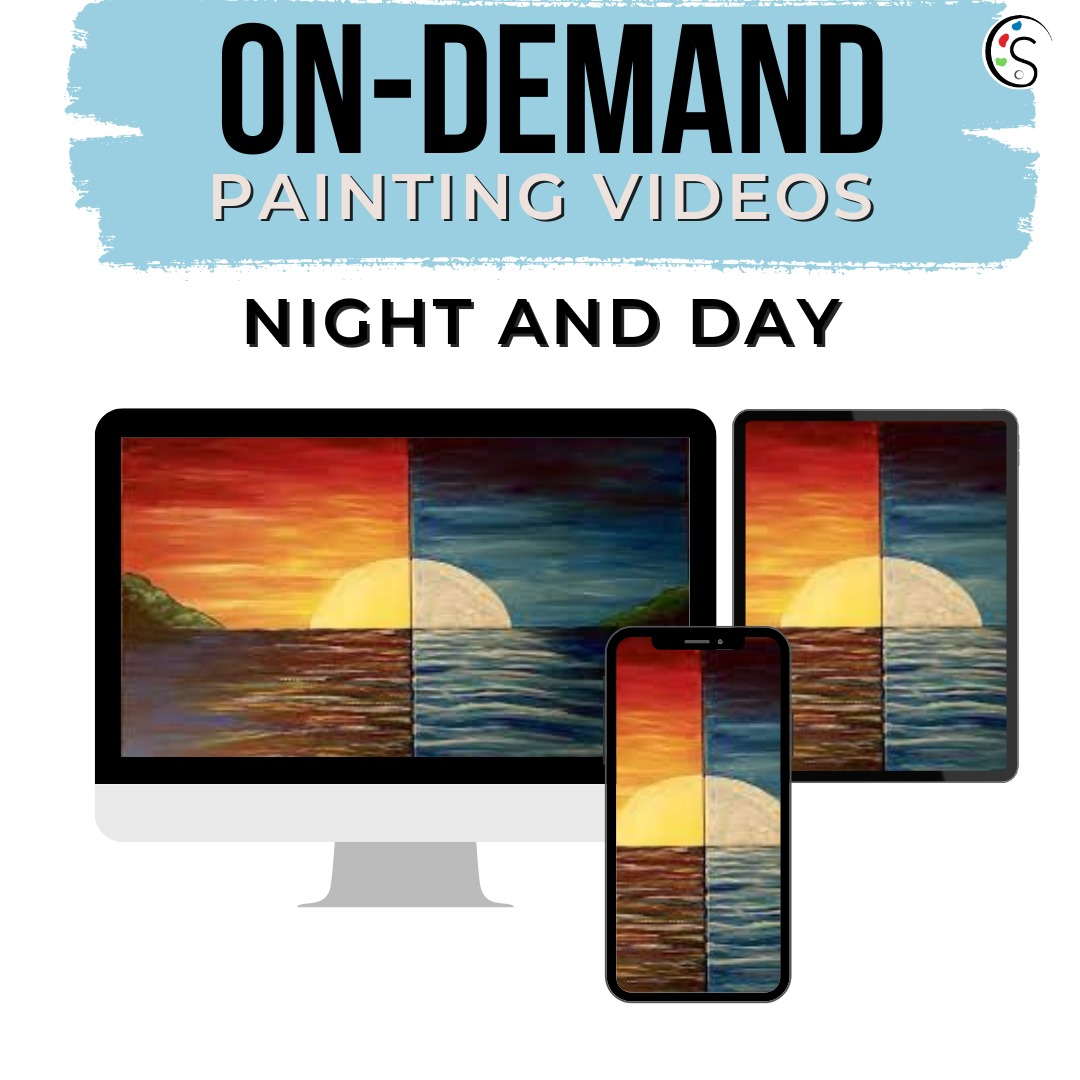 On Demand Videos - Pre-recorded Sip and Paint Couples