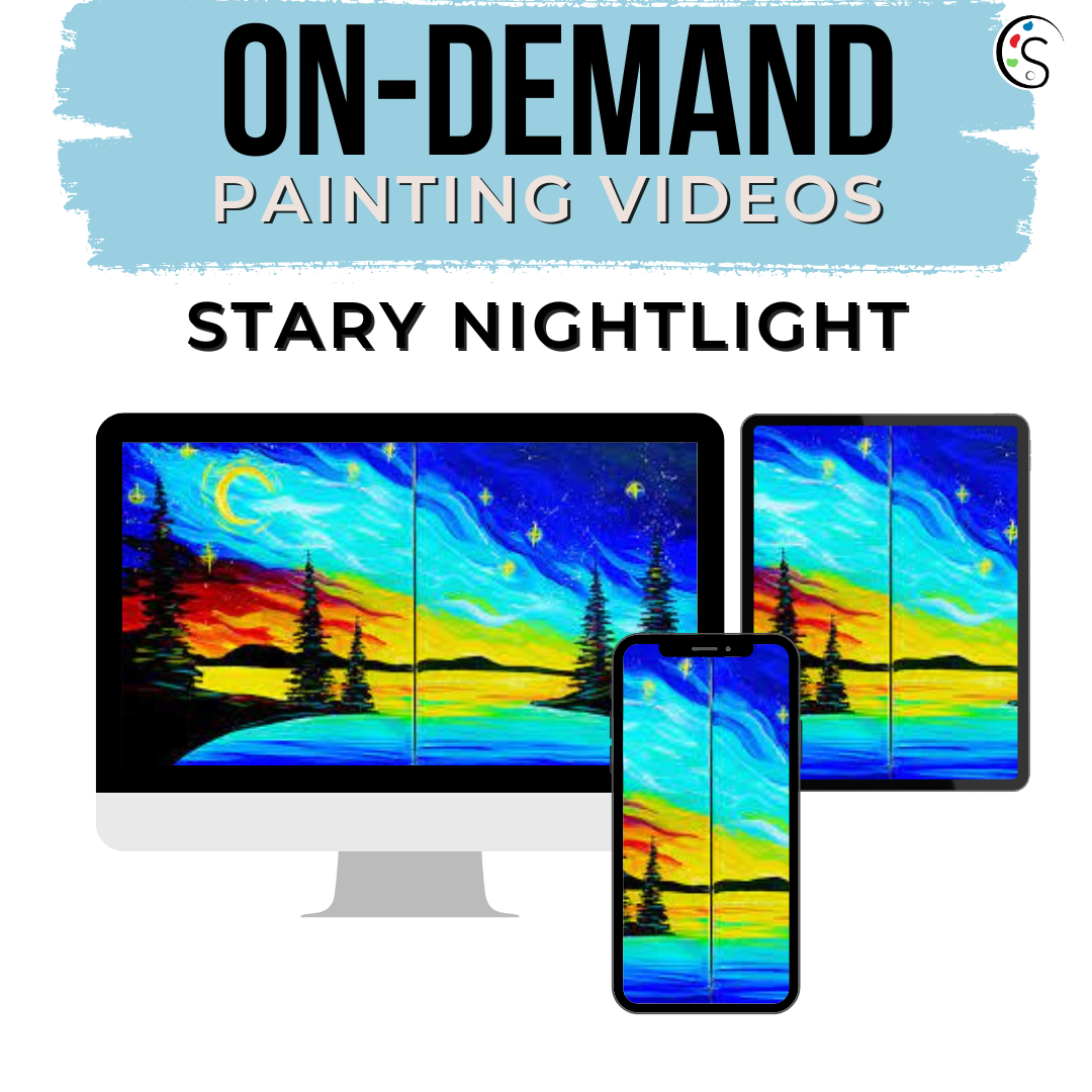 On Demand Videos - Pre-recorded Sip and Paint Couples