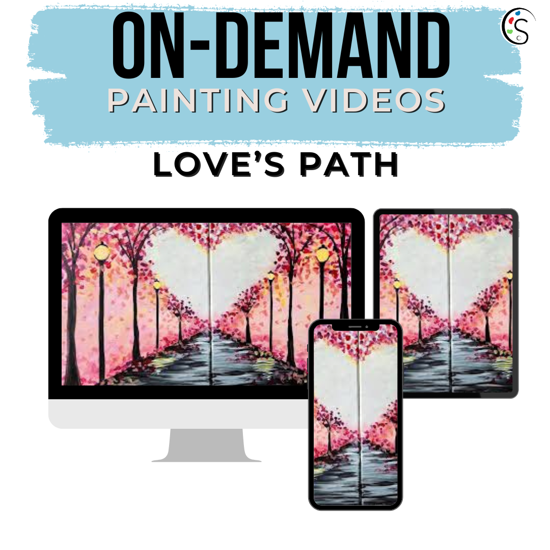 On Demand Videos - Pre-recorded Sip and Paint Couples